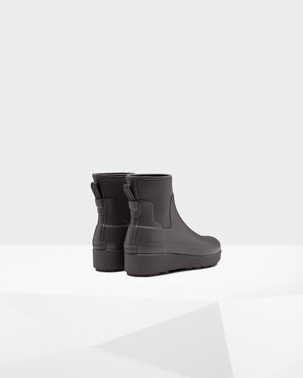 Botas Creeper Hunter Feminina Cinzentas - Refined Slim Fit Neoprene Chelsea - 58TXRDYVW